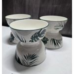 6PC Printed Ceramic Bowls – Elegant Kitchen & Dining Set