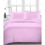 product_image_name-Generic-4PC Stripped Duvet Cover Set With 1 Bedsheet-3