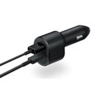 product_image_name-Samsung-Galaxy M02s (45W+15W) Dual port superfast car charger With USB Type C Cable -2