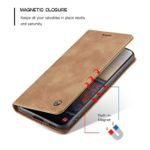 product_image_name-Caseme- Brown Soft Leather Wallet Flip Cover Case for Samsung Galaxy S24 Plus-3
