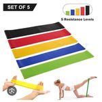 product_image_name-Un Branded-5pc Exercise Premium resistance bands-2