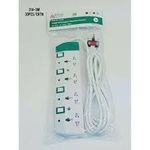 product_image_name-Astra- 4-way extension trailing socket designed for powering multiple electronic devices with a maximum rating of 2000W.-1