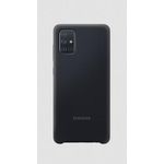 Galaxy A71 5/4G GOOD QUALITY SILICONE COVER / CASE BLACK