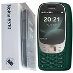 Nokia 6310,2.8 Inchs, 8MB+16MB,2G Dual Sim - Green