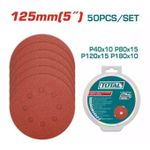 product_image_name-TOTAL-TAC7312511 Sanding sheet for  random orbital  sander Size:125mm-1