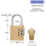 product_image_name-Generic-Portable 4 Dial Digit Lock Padlock - Ideal for Travel Security-2