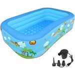 Portable Inflatable Swimming Pool For Kids With Free Pump