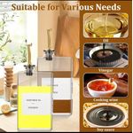 product_image_name-Generic-Portable Olive Oil Bottle 500ml Glass Dispenser with Leak-Proof Cap for Kitchen, Cooking, Salad, and Restaurant Use, Elegant Transparent Design for Easy Pouring and Storage-1