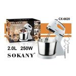 product_image_name-Sokany-2L Electric Hand Stand Mixer With Bowl Whisks Dough/Egg/Cake-1
