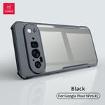 Xundd Google Pixel 9 Pro XL Phone Case, Airbag Shockproof Bumper Shell with Transparent Acrylic Back & TPU Buffer for Second Device