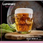 product_image_name-Luminarc-Quality 6pcs  Clear Glass Bar Beer Mugs-1