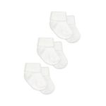 product_image_name-Generic-3 pairs white pure cotton baby socks-2