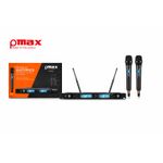 KMC9 Cordless Microphone System – Dual UHF Handheld Mics, Rack Receiver with Dual Antennas