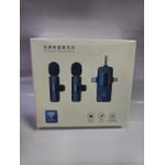 product_image_name-Generic-K15 Dual Wireless Lavalier Lapel Mic with Lightning Type-C AUX for Vlogging-5