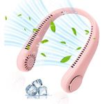 product_image_name-Generic-FlexiCool Neck Fan – Versatile & Foldable Personal Cooling Device-Pink-1