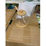 product_image_name-Generic-EleganceHive™ Premium Honey Dispenser Jar with Stirring Rod & Bamboo Lid – Glass Luxury Edition-4