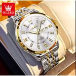 Olevs Two-Tone Quartz Luxury Wristwatch