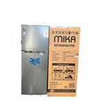 Mika 138L Double Door Refrigerator - Direct Cooling with Adjustable Shelves 