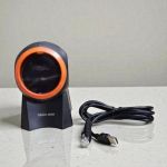 Main-one High Precision Scanning Head USB Wired 1D & 2D Desktop Table Mount Laser Barcode Scanner Reader