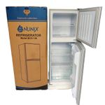 product_image_name-Nunix-Energy Saver Double Door Fridge 138l with defrost function- Silver -1
