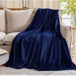 product_image_name-Generic-Super Warm & Cozy Fleece Blanket Size- Navy Blue-1