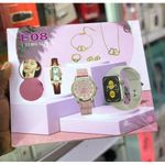 product_image_name-Generic-E08 Ladies Smartwatch Combo Set with Large Touchscreen and Elegant Jewellery-3