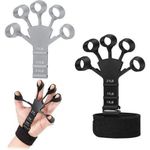 Finger Hand Extension Exerciser Grip Strength Trainer Kit set