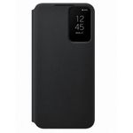 product_image_name-Generic-Smart Clear View Black Flip Cover for Samsung Galaxy S22 Plus – Elegant, Durable & Touch-Friendly with Antimicrobial Coating and Auto Wake/Sleep-2