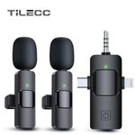 TiLECC Wireless Lapel Microphone Type-c For IPhone Android IPad