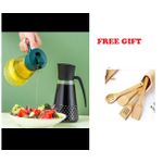 Hot Oil Pot + Free Bamboo Mwiko 