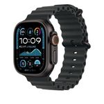 IWATCH WATCH ULTRA 49mm  Black Ocean Band/STRAP - Black Titanium Finish
