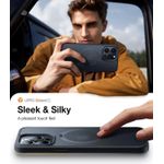 product_image_name-Generic-Black Translucent Hard Matte Magnetic Ring Cover Case for MagSafe Accessories & Wireless Charging with Camera Metal Lens Protectors for iPhone 14 Pro-5