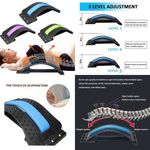 Back massager stretcher equipment
