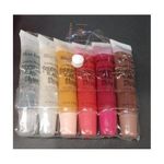 Miss Look 6Pcs Squeezing N Shine Lip Gloss Fruit Lip Balm 