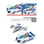 TOYS Police toy car transforing 2 in 1 easily switched 