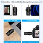 product_image_name-Generic-Wireless collar clip lapel microphone compact and convenient for all video recording needs handheld microphone type c connector -4