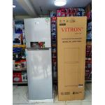 Vitron Double Door Refrigerator 170L – Silver