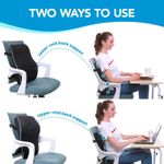 product_image_name-Generic-Memory Foam Backrest Cushion – Ergonomic Lumbar Support for Office, Car & Home-6