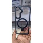 NewSkin Premium MagSafe Clear Stand Case for Samsung Galaxy S25 Plus – Built-in Kickstand and Durable Protection