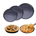 product_image_name-Generic-3pcs - Carbon steel Pizza Pan Set Non stick material-2