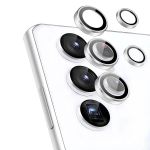 product_image_name-Generic-Samsung Galaxy S22 Ultra Phone Case, Silver Metal Ring Camera Lens Protector for Enhanced Protection-1