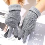 product_image_name-Generic-Women Men Warm Winter Touch Screen Gloves Stretch Classical Knit Mittens Wool Full Finger Outdoor Cycling Driving Glove-3