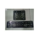 product_image_name-Generic-2pcs New Generation Number Plate Holder Frame one Square and one Rectangle  -1