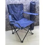 Portable Folding Camping Chair with Carry Bag – Blue