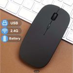 product_image_name-Wireless-Bluetooth + 2.4G Dual-mode Rechargeable  Optical Mouse (Black)-7