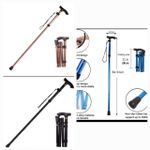 product_image_name-Generic-Foldable Walking Stick – Adjustable, Lightweight Trekking & Mobility Cane (83–95 cm)-1