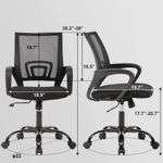 product_image_name-Generic-Adjustable Swivel Mid Back Office Chair With Tilt Tension-3