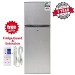 VOLSMART VL-BCD138, 138 Liters Double Door Fridge,Silver+Free Gifts (1YR WRTY)