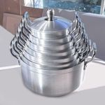 product_image_name-Generic-14PCS Durable Aluminum Casserole Pots Sets Cooking Cookware Sets Thickened High Quality-4
