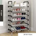 6 Tier Shoe Rack Stainless Steel